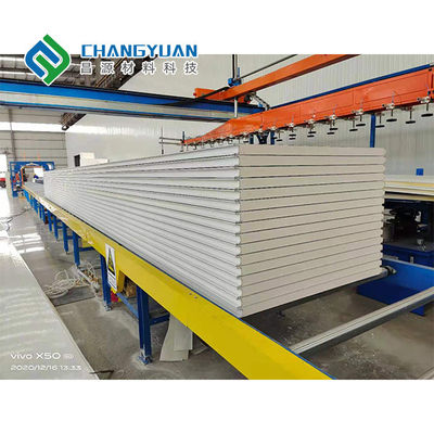 공기 밀착성/물 밀착성, 열 단열성 및 내구성 건설을 위한 높은 강도를 가진 PU 샌드위치 패널