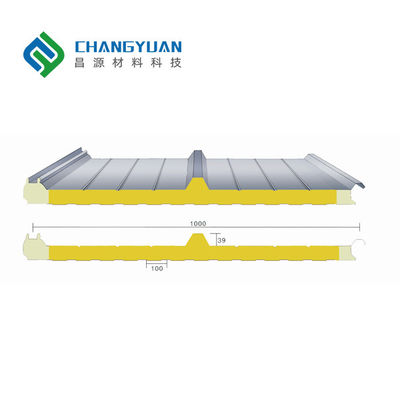 차음과 OEM 폴리우레탄 PU 샌드위치 루프 패널