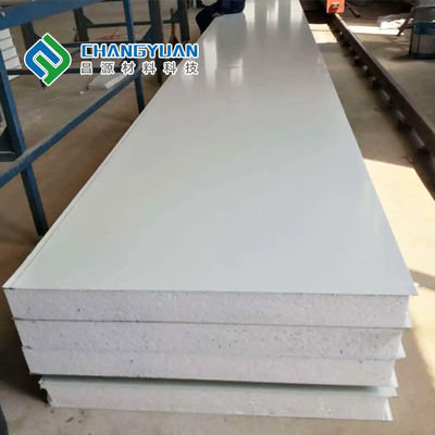 PVC / SMP / PVF 표면을 지붕으로 덮기 위한 50mm-200mm 샌드위치 시트