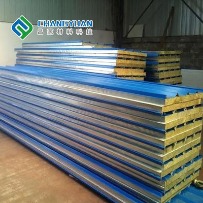 PVC / SMP / PVF 표면을 지붕으로 덮기 위한 50mm-200mm 샌드위치 시트