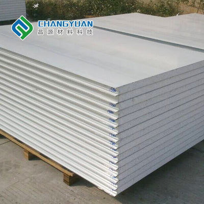 PVC / SMP / PVF 표면을 지붕으로 덮기 위한 50mm-200mm 샌드위치 시트