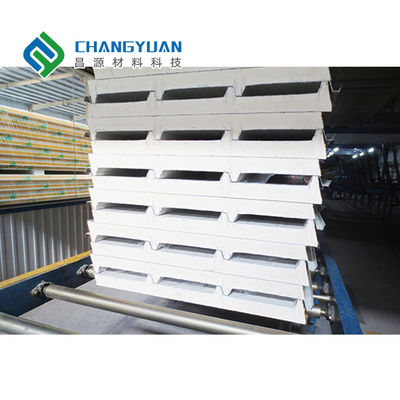 PU / PIR 샌드위치 벽 패널 건물에서 열을 유지하는 완벽한 솔루션