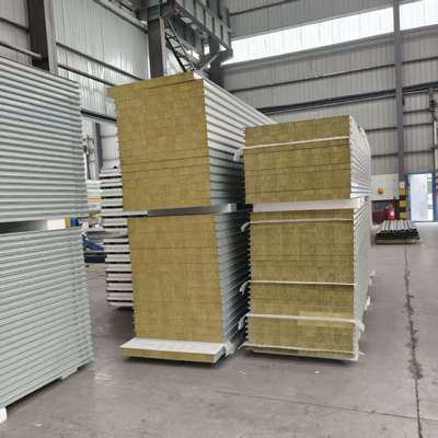 아름다운 외관과 함께 음 흡수 및 소음 차단 스톤 울 청정실 벽 패널