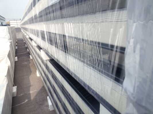 산업용 건물의 우수한 소음 및 열 단열을 가진 부식 내성 PIR 지붕 패널