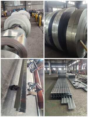 최대 6000mm까지 맞춤 제작 가능, 내식성 골함석 데크, 최대 500kg/m² 하중 용량